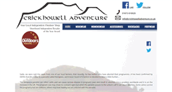 Desktop Screenshot of crickhowelladventure.co.uk